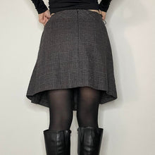 将图片加载到图库查看器，Check tartan mini skirt - UK 12
