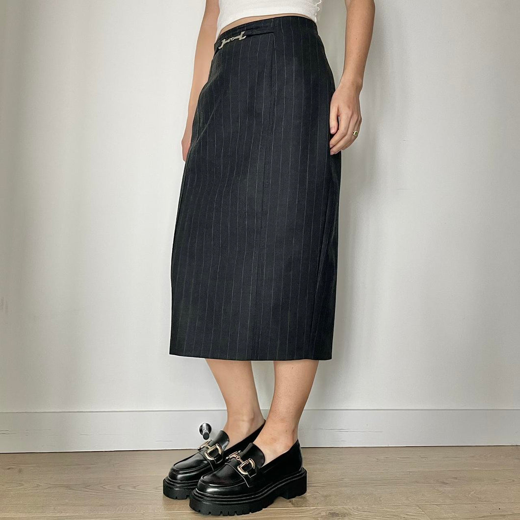 Pinstripe pencil skirt - UK 10