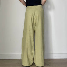 Load image into Gallery viewer, Green linen trousers - UK 16
