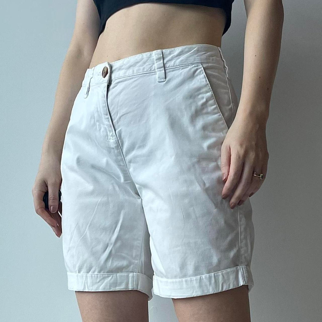White cotton shorts - UK 10