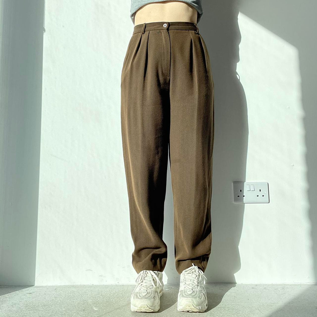 Vintage brown trousers - UK 8