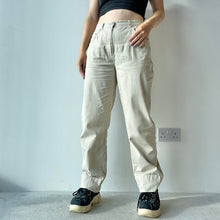 Load image into Gallery viewer, Cream utility pants - UK 10
