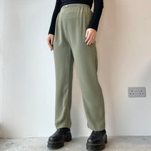 Load image into Gallery viewer, Petite green trousers - UK 8/10
