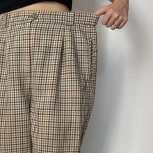 Load image into Gallery viewer, Vintage check trousers - UK 12/14
