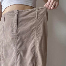 Load image into Gallery viewer, Y2K corduroy maxi skirt - UK 14
