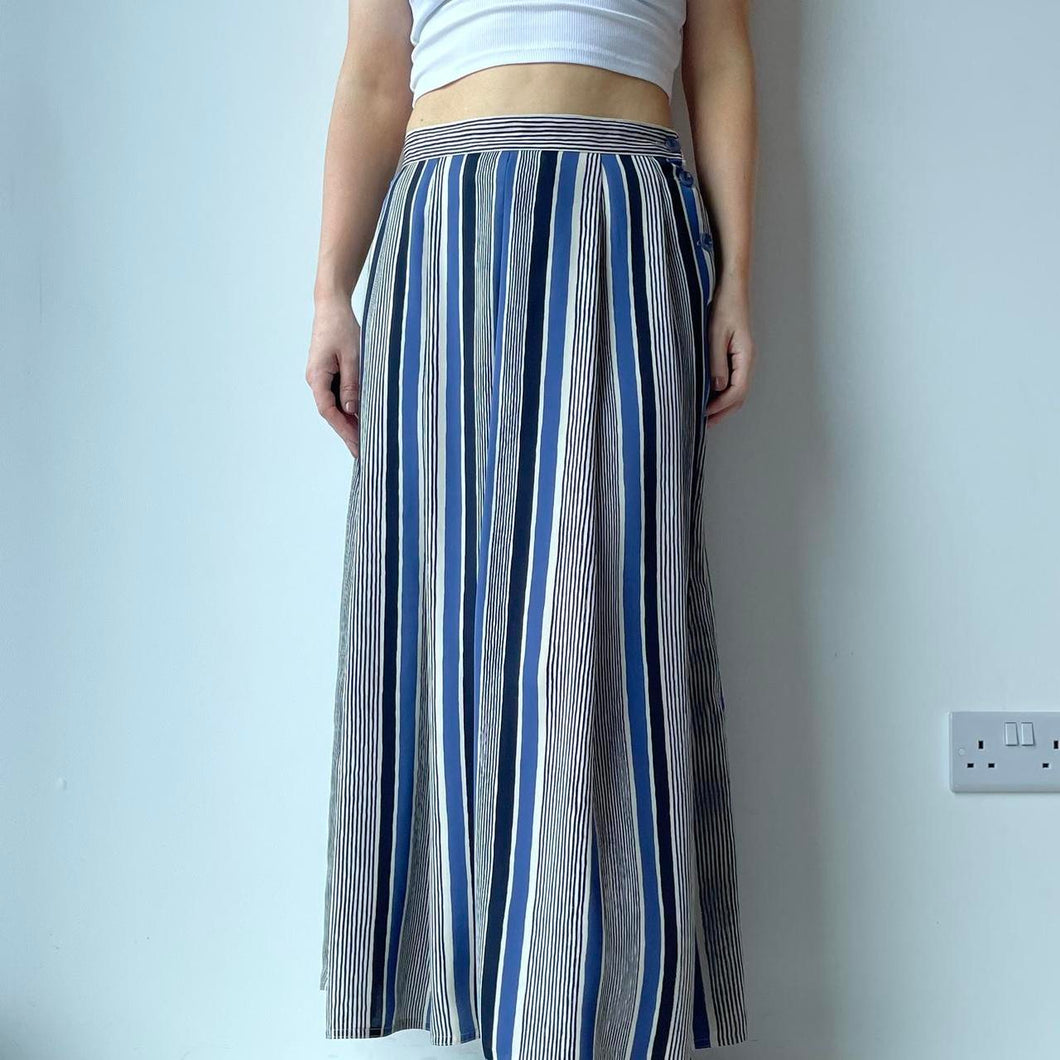 Vintage striped maxi skirt - UK 8