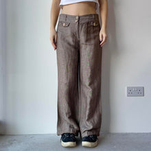 Load image into Gallery viewer, Petite linen trousers - UK 12
