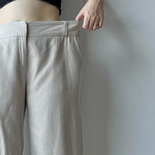 Load image into Gallery viewer, Petite linen trousers - UK 12/14
