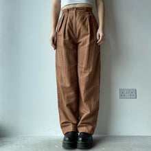 Load image into Gallery viewer, Vintage linen trousers - UK 6
