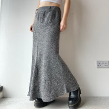 Load image into Gallery viewer, Y2K grey maxi skirt - UK 10
