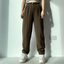 Load image into Gallery viewer, Vintage brown trousers - UK 8
