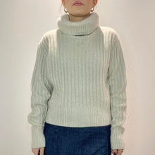 Load image into Gallery viewer, Cream roll neck jumper - UK 10
