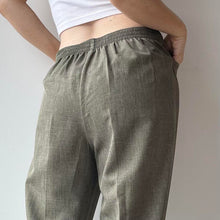 Load image into Gallery viewer, Smart sage green trousers - UK 12
