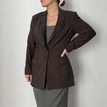Load image into Gallery viewer, Y2K olive green blazer - UK 10
