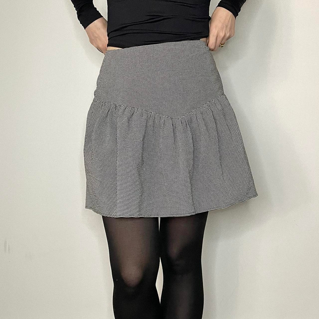 Check mini skirt - UK 8