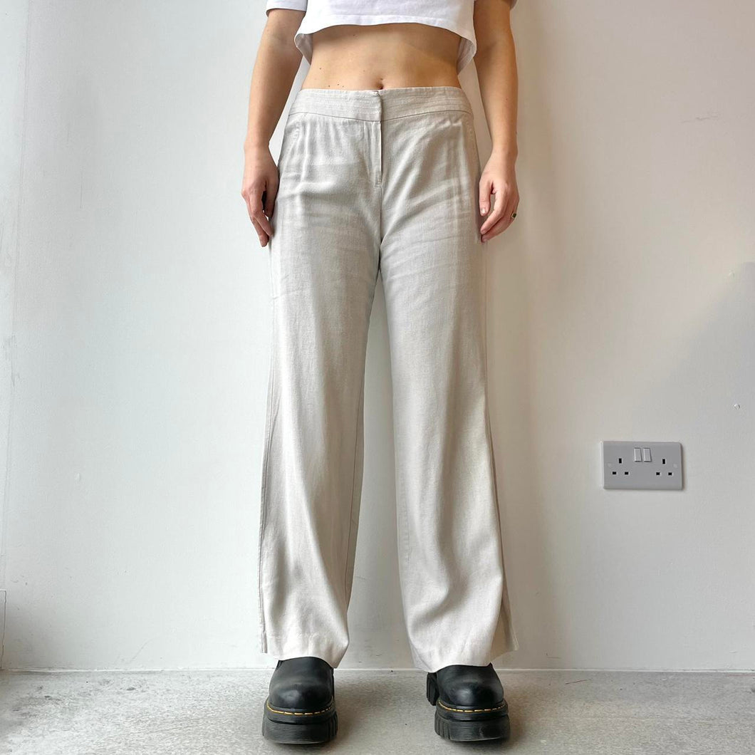 Petite linen trousers - UK 10