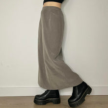 Load image into Gallery viewer, Vintage grey maxi skirt - UK 8/10
