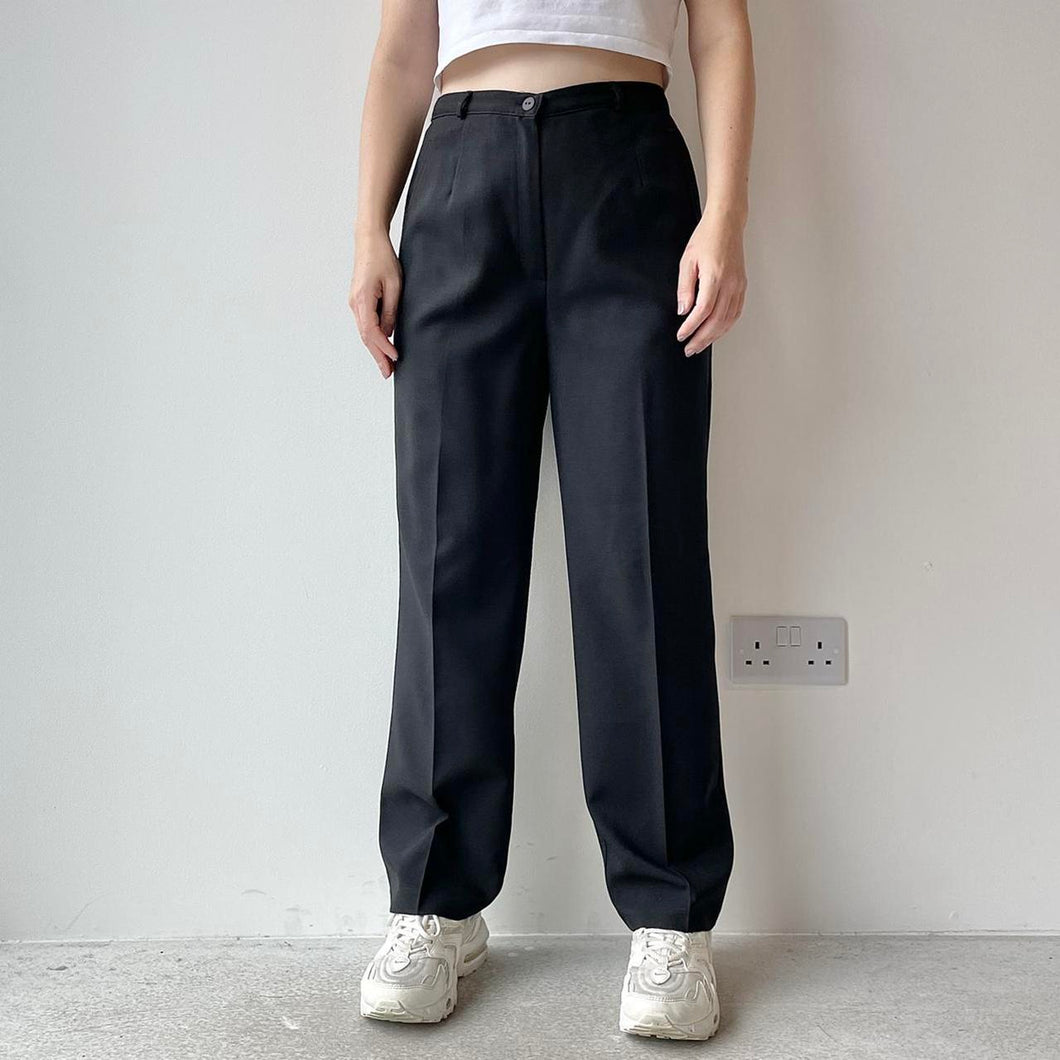 Petite black trousers - UK 10