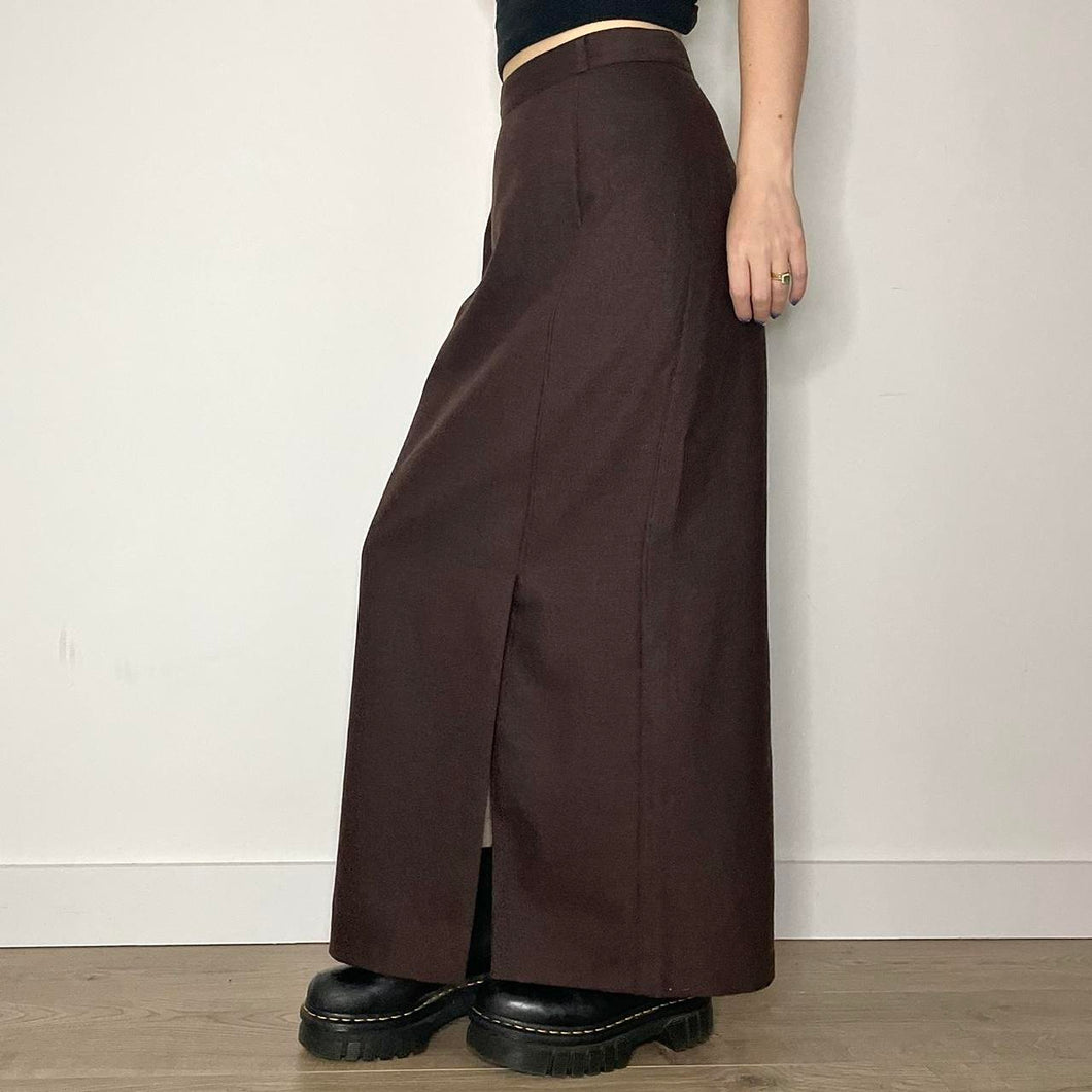 Vintage tailored maxi skirt - UK 8