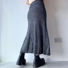 Load image into Gallery viewer, Grey stretchy maxi skirt - UK 8/10
