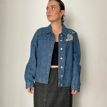 Load image into Gallery viewer, Vintage denim jacket - UK 12
