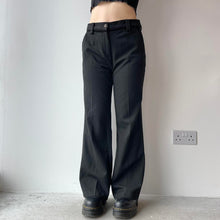 Load image into Gallery viewer, Petite black flares - UK 12
