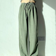 Load image into Gallery viewer, Vintage sage trousers - UK 10/12
