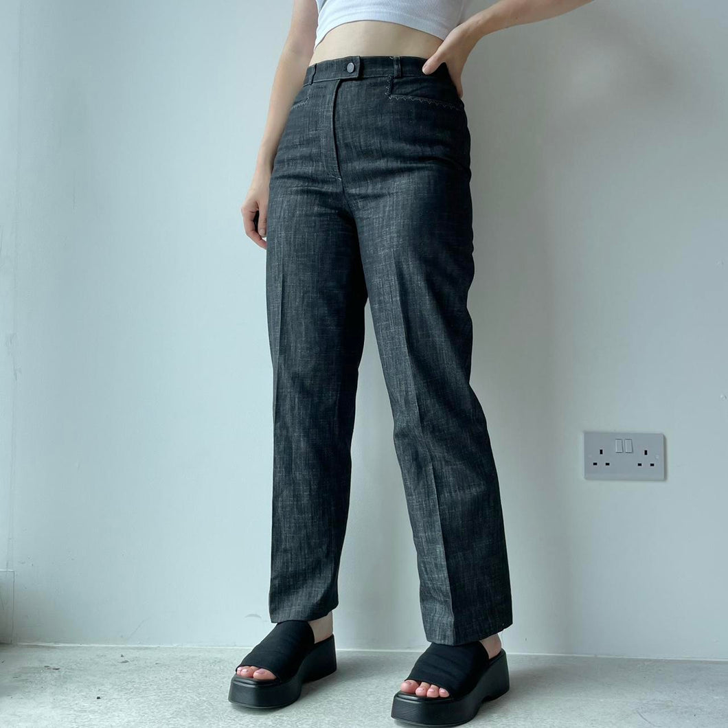 Petite black trousers - UK 8