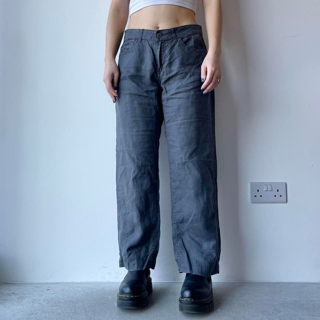 Petite linen trousers - UK 10