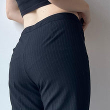 Load image into Gallery viewer, Petite pinstripe flares - UK 8
