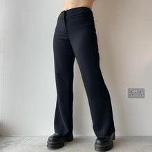Load image into Gallery viewer, Petite black flares - UK 8
