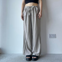 Load image into Gallery viewer, Wide leg linen trousers - M/L

