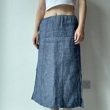 Load image into Gallery viewer, Long denim skirt - UK 6/8
