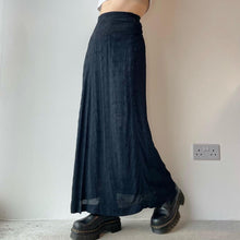Load image into Gallery viewer, Navy maxi skirt - UK 6
