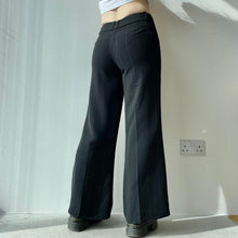 Load image into Gallery viewer, Petite pinstripe flares - UK 8
