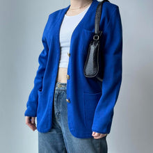 Load image into Gallery viewer, Blue vintage cardigan - SMALL
