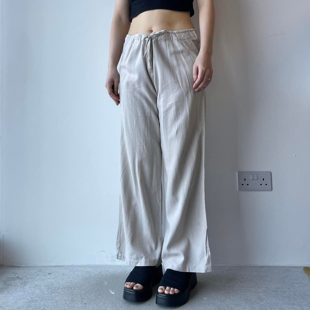 Petite linen trousers - UK 14