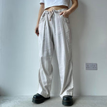 Load image into Gallery viewer, Y2K linen trousers - UK 14
