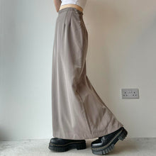 Load image into Gallery viewer, Pinstripe tailored maxi skirt - UK 10/12
