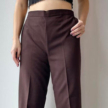 Load image into Gallery viewer, Chic brown trousers - UK 10/12
