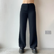 Load image into Gallery viewer, Petite black flares - UK 8
