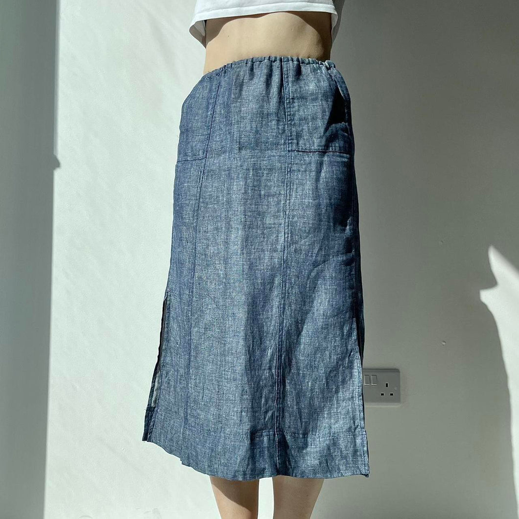 Long denim skirt - UK 6/8