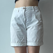Load image into Gallery viewer, White cotton shorts - UK 10
