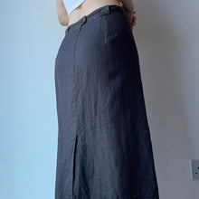 Load image into Gallery viewer, Linen midi skirt - UK 12/14
