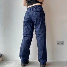 Load image into Gallery viewer, Navy cargo pants - UK 10
