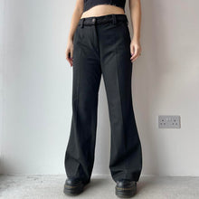 Load image into Gallery viewer, Petite black flares - UK 12

